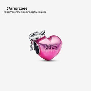 Pandora Graduation 2025 Heart Charm
